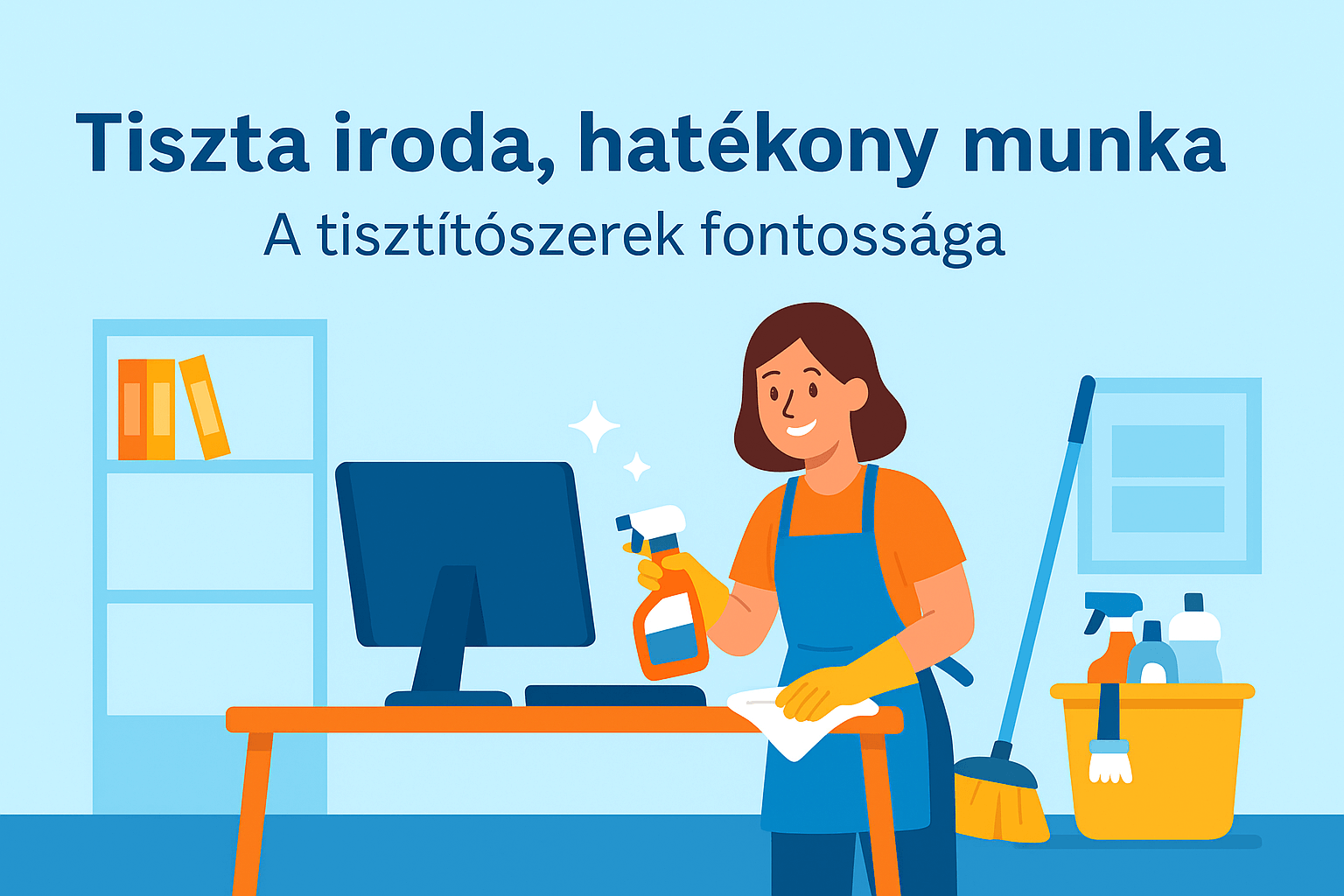 Tiszta iroda, rendezett munkahely